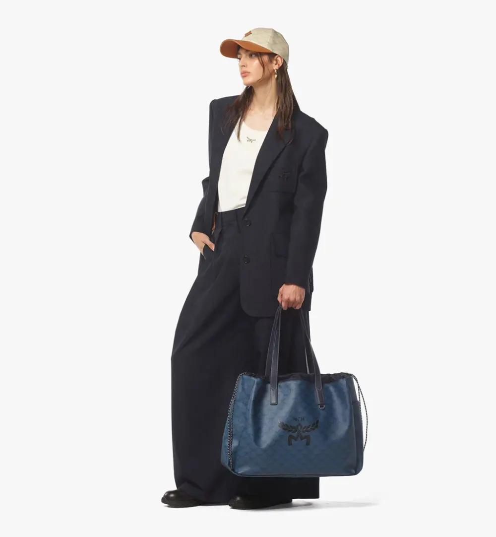 Alternative view of Túi Nữ MCM Himmel Drawstring Tote 'Navy' MMTEAAC01VC001