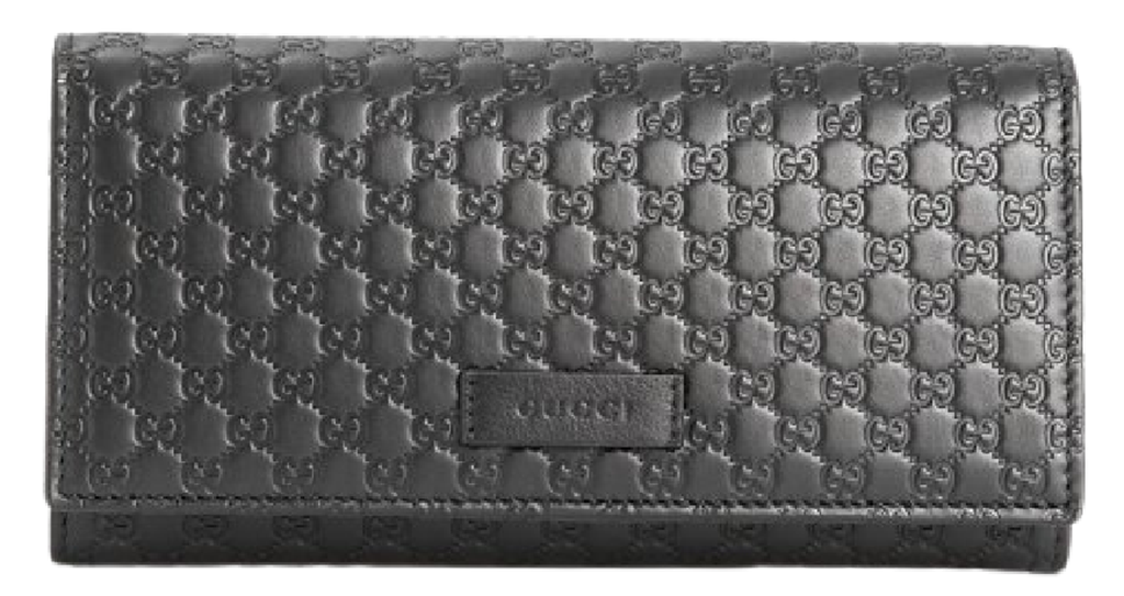 Ví Nữ Gucci Micro Guccissima 'Black Leather' 449396-BMJ1G-1000