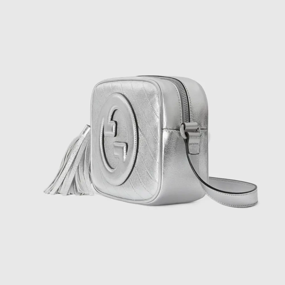 Alternative view of Túi Gucci Blondie Small Shoulder Bag 'Metallic Silver' 742360-AACBO-8106
