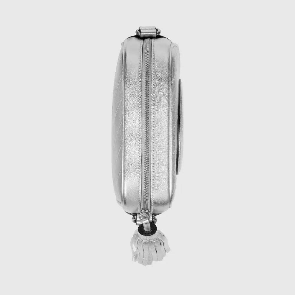 Túi Gucci Blondie Small Shoulder Bag 'Metallic Silver' 742360-AACBO-8106 - Ảnh 3