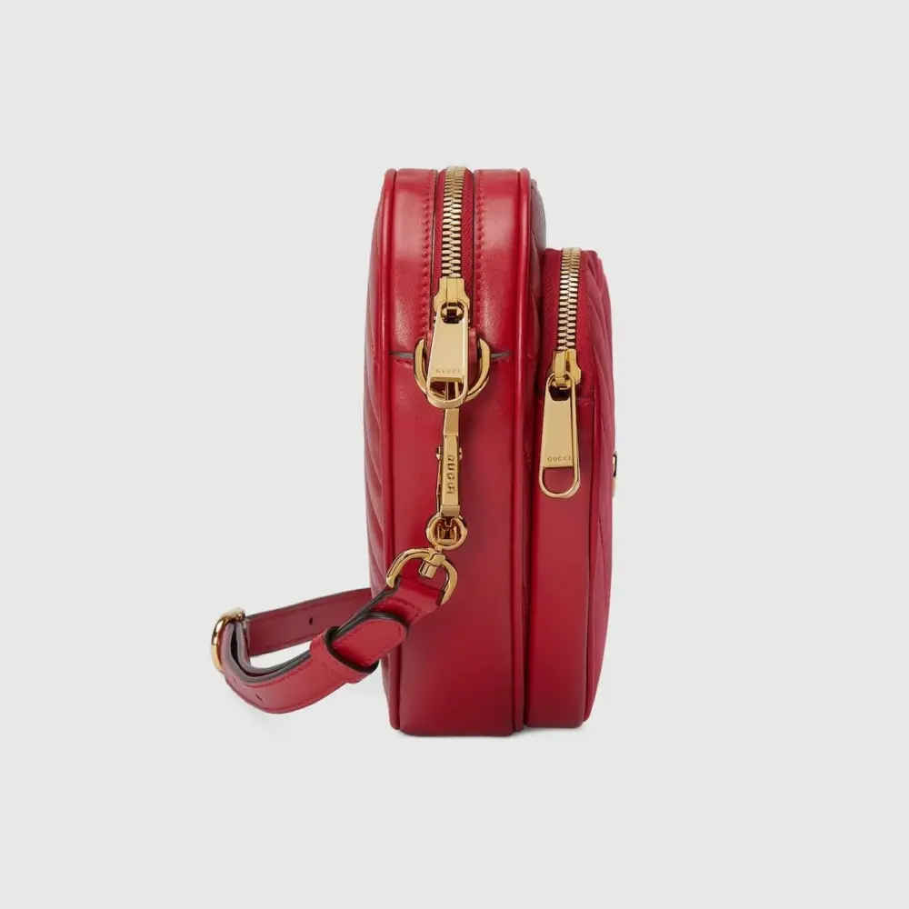 Túi Gucci Interlocking G Mini Heart Shoulder Bag 'Red' 751628-AACCL-6433 - Ảnh 5