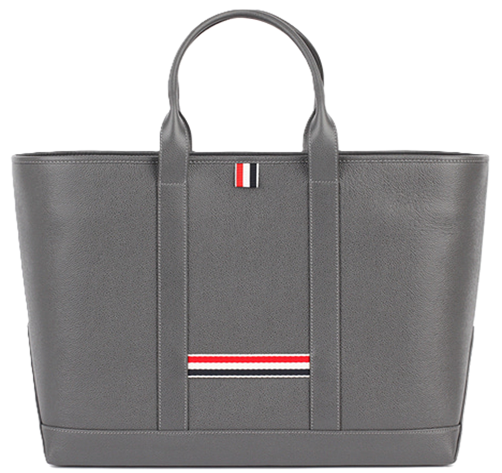 Alternative view of Túi Thom Browne Pebble Grain Medium Tote Bag 'Grey' UAG186A-00198-025