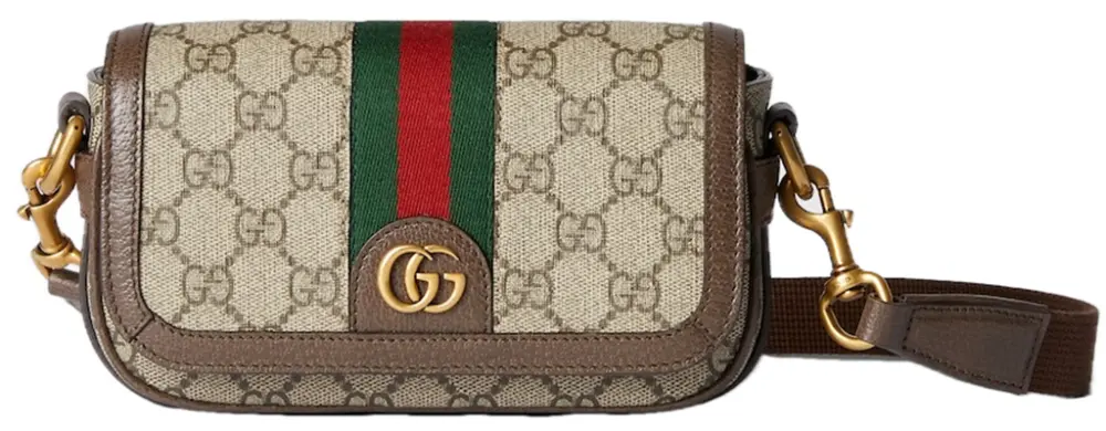 Túi Gucci Ophidia Super Mini Shoulder Bag 'Beige' 795466-FABIA-9741