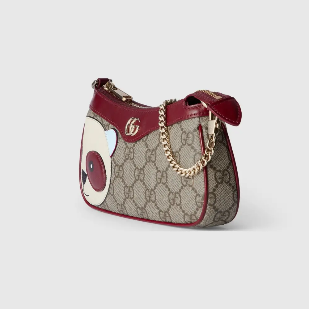Alternative view of Túi Gucci Mini Bag With Panda Detail 'Beige' 818763-FAEEO-8575