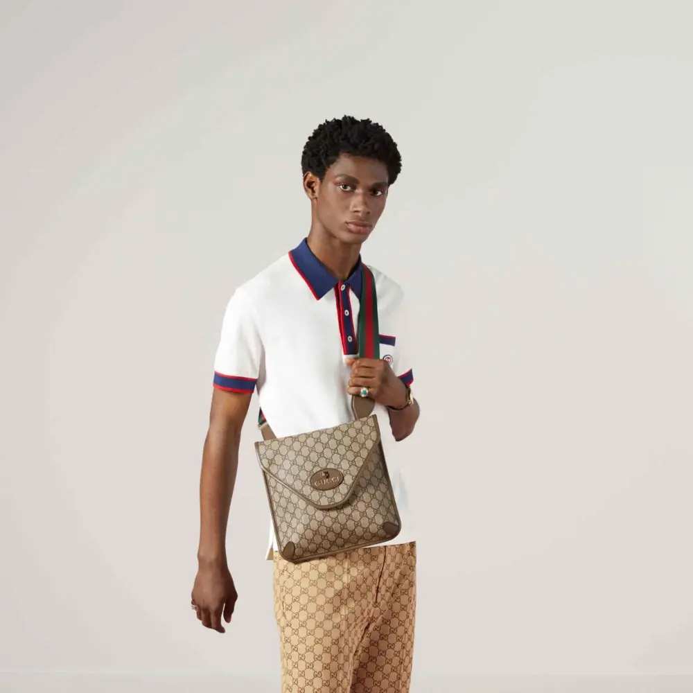 Túi Gucci Neo Vintage GG Medium Messenger 'Beige' 598604-9C2VT-8745 - Ảnh 7