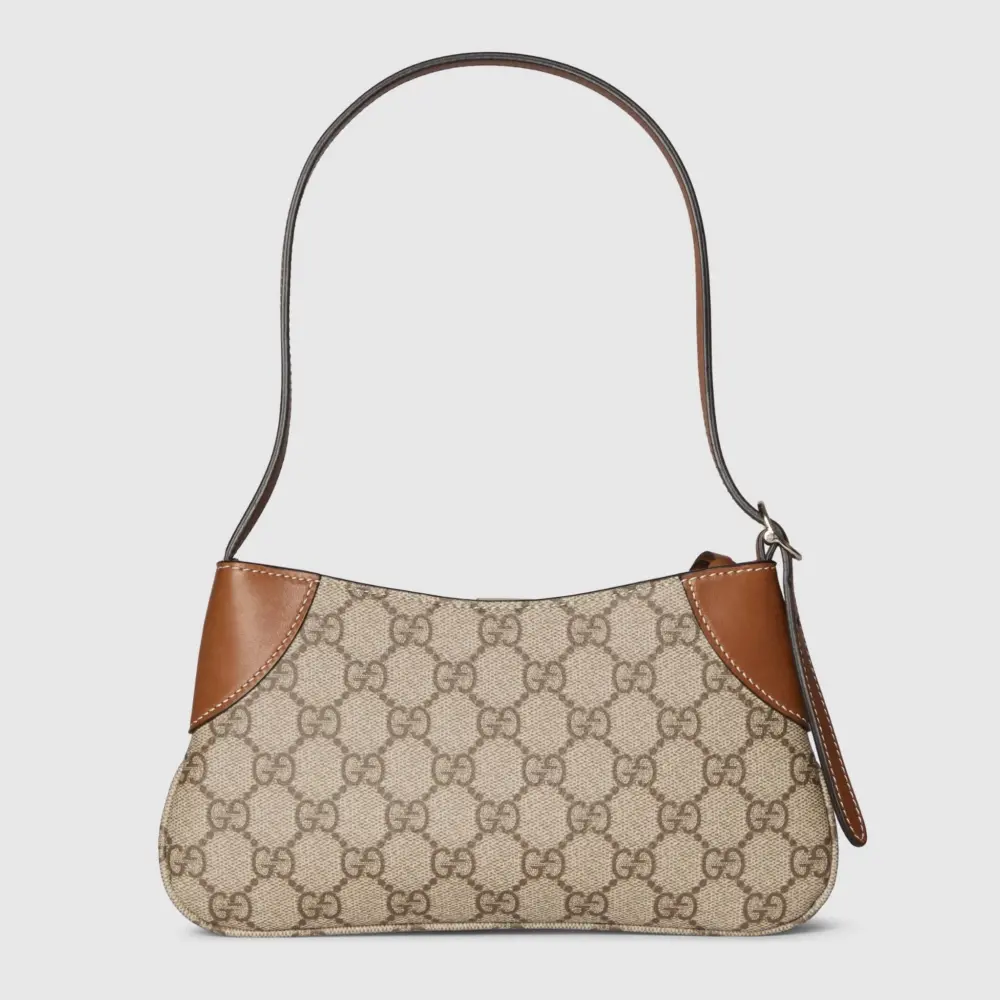 Alternative view of Túi Gucci GG Emblem Super Mini Shoulder Bag 'Beige' 820696-FAD6L-9758