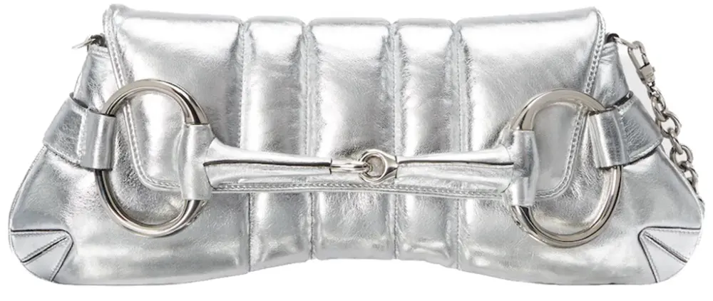Túi Gucci Horsebit Chain Small Shoulder Bag 'Silver' 764339-AACY5-8106