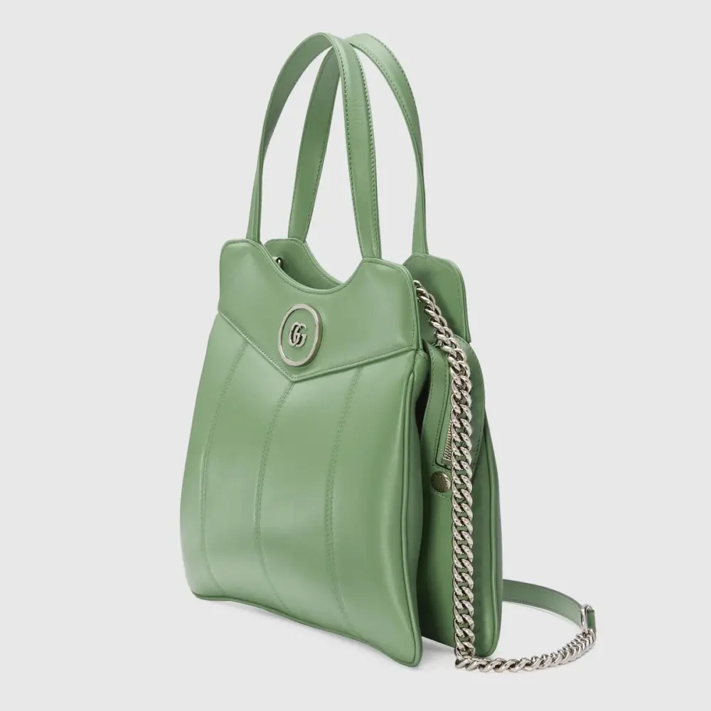 Alternative view of Túi Gucci Petite GG Small Tote Bag 'Light Green' 745918-AABSG-3509