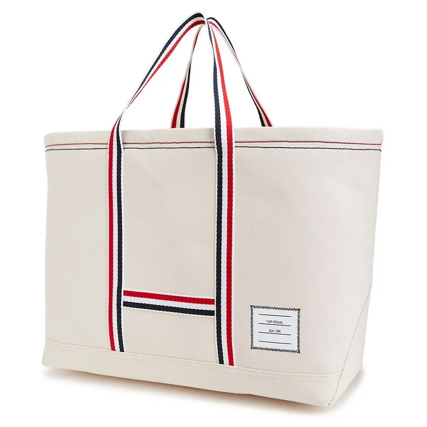 Túi Thom Browne Samseon Double Face Medium ‘White’ MAG271A-07164-114 - Ảnh 3