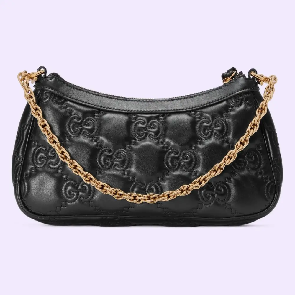 Túi Gucci GG Matelassé Handbag 'Black' 735049-UM8HG-1046 - Ảnh 8