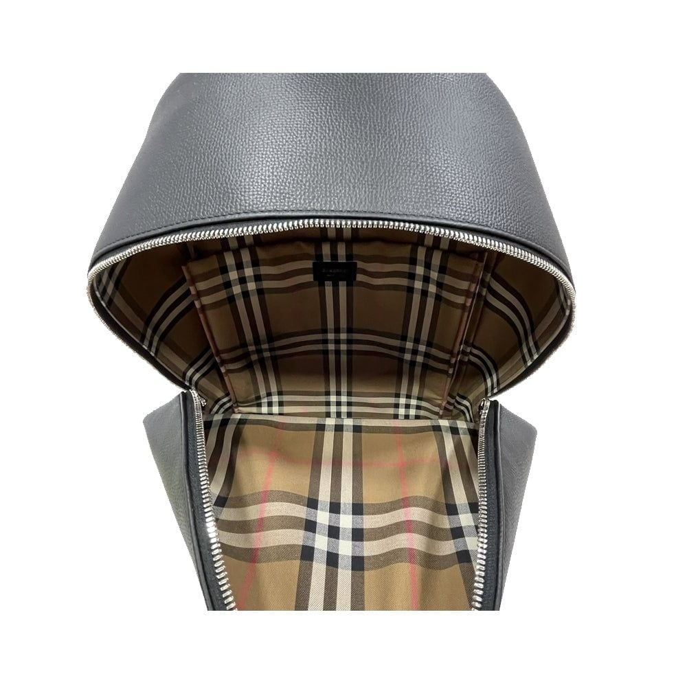Balo Burberry Jeff Backpack Leather 'Black' 80840691 - Ảnh 4