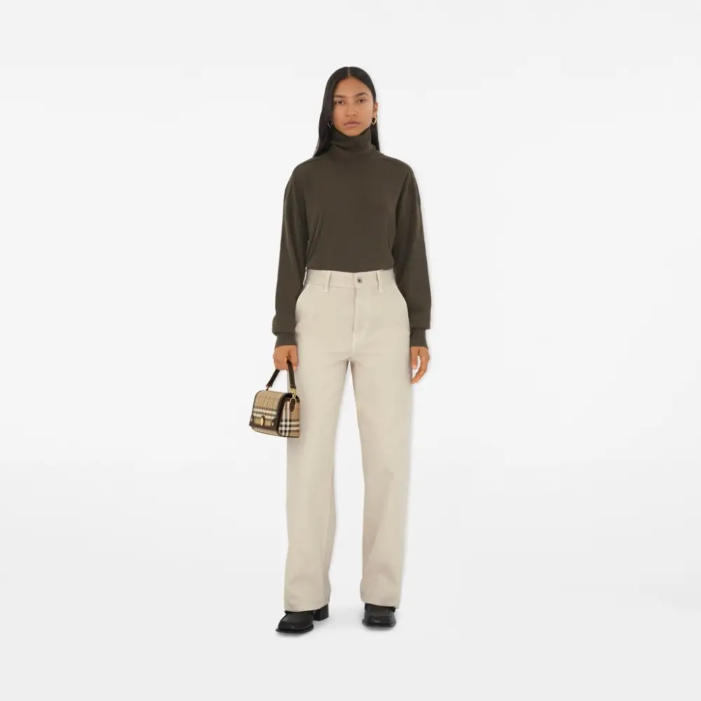 Alternative view of Túi Burberry Top Handle Note Bag 'Beige' 80975991