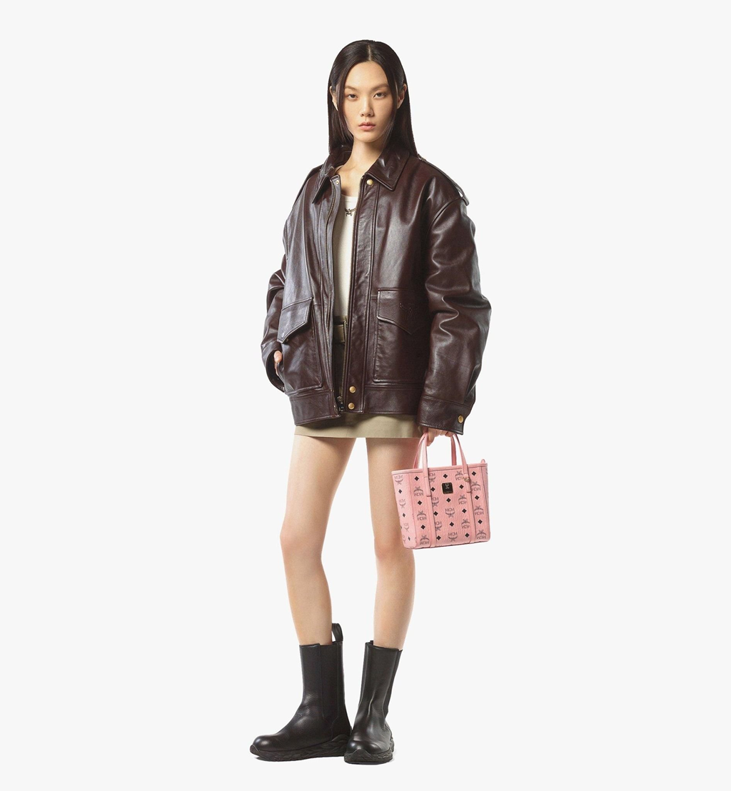 Alternative view of Túi MCM Toni Top-Zip Shopper 'Pink' MWPFSMT06PZ001