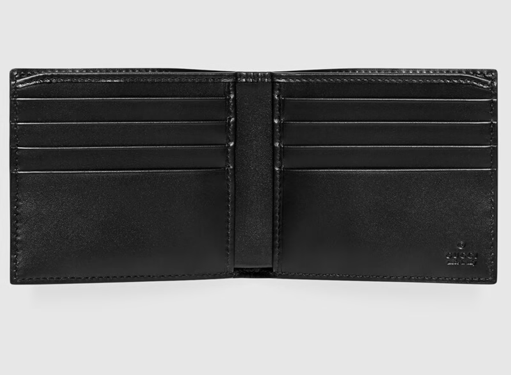 Ví Gucci Signature Web 'Black Monogram' 408827-CWCLN-1060 - Ảnh 3