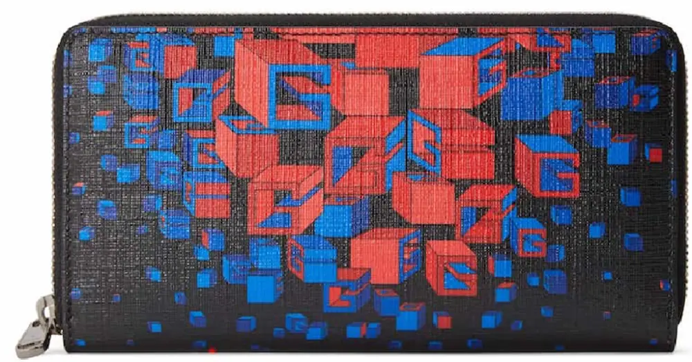 Ví Gucci Square G Space Print Zip Around Wallet 'Black' 628467-2CVAN-1073