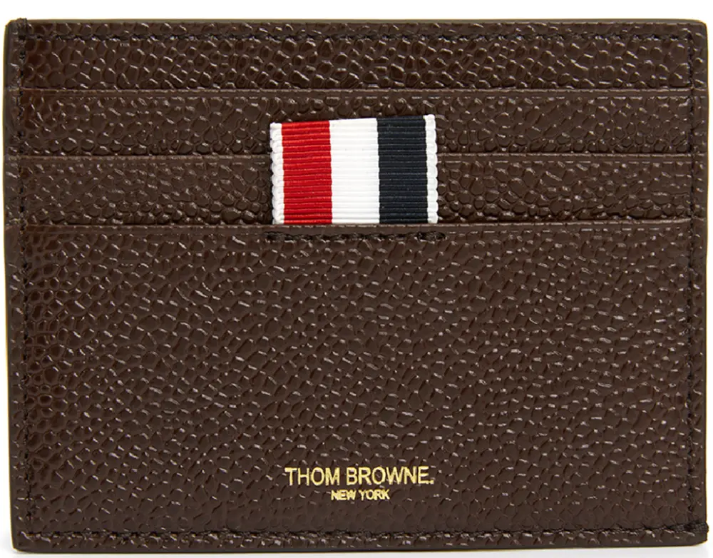 Ví Nam Thom Browne 3 Wire Tap Common Card Wallet 'Brown' MAW031L-00198-205