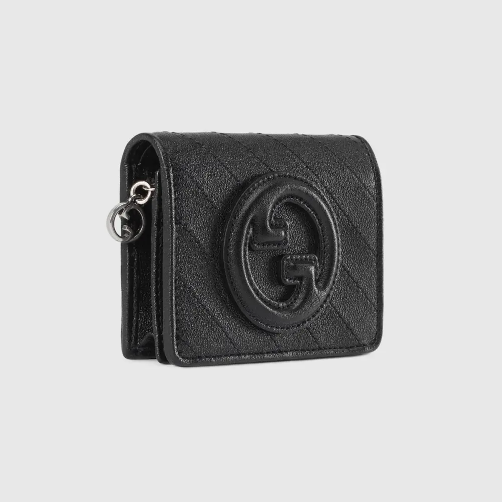 Alternative view of Ví Nữ Gucci Blondie Card Case Wallet 'Black' 760317-AACP7-1000