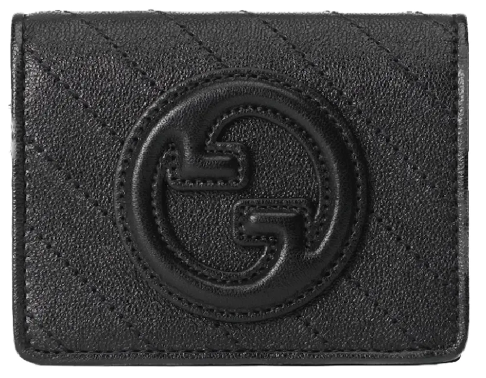 Ví Nữ Gucci Blondie Card Case Wallet 'Black' 760317-AACP7-1000
