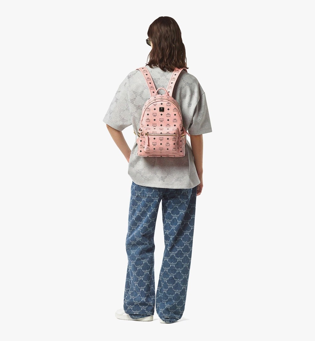 Alternative view of Balo MCM Stark Side Studs Backpack 'Pink' MMKEAVE15PZ001