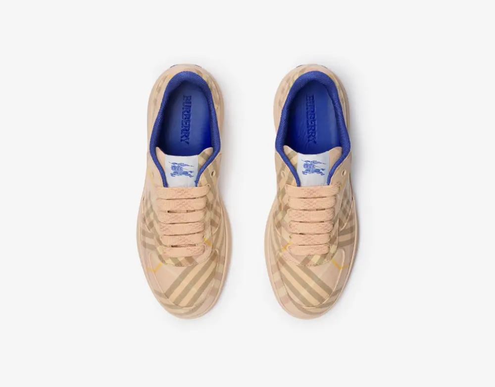 Giày Burberry Check Terrace Sneakers ‘Teacup’ 81051871 - Ảnh 3