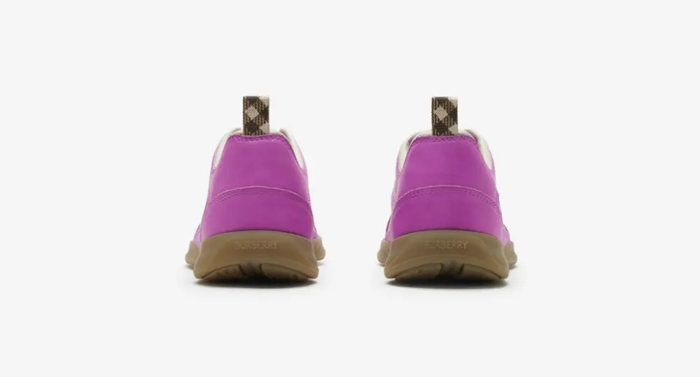 Giày Burberry Leather Matrix Sneakers 'Palma' 81084581 - Ảnh 4
