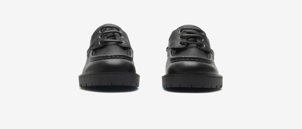 Giày Burberry Leather Raft Boat Shoes ‘Black’ 81015391 - Ảnh 3