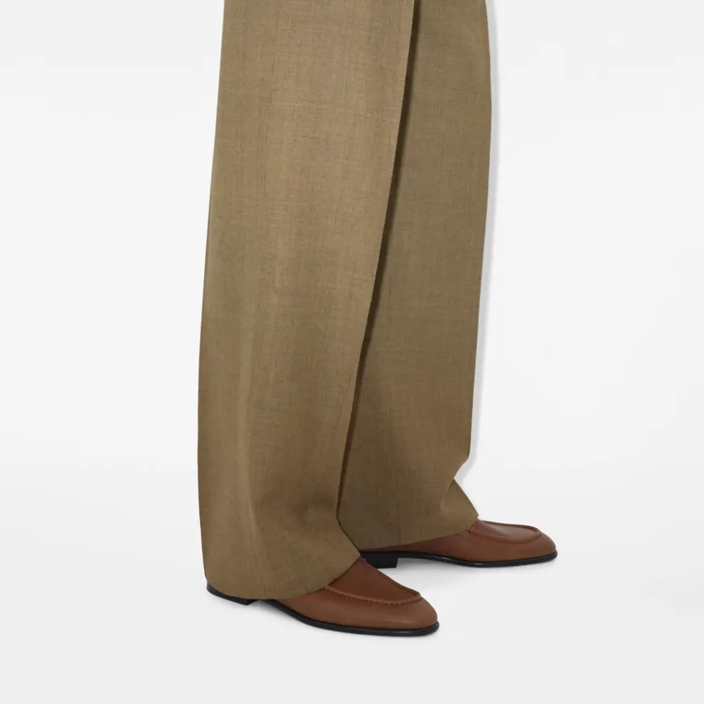 Alternative view of Giày Burberry Leather Pearl Loafers 'Pinecone' 81091781