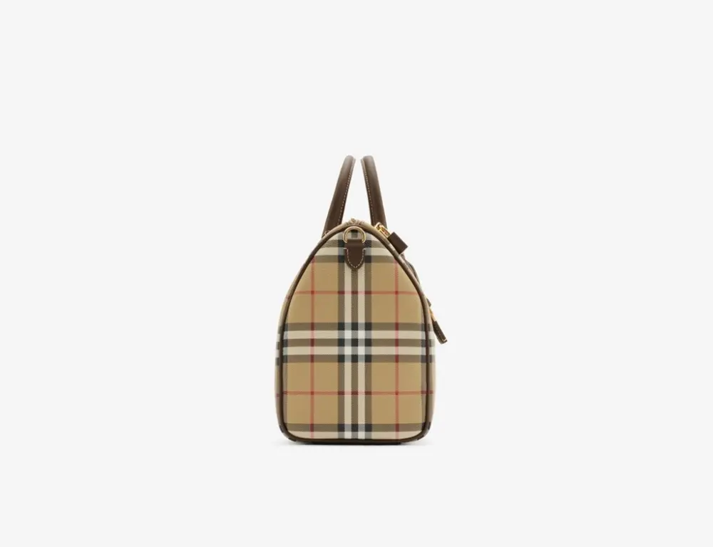 Túi Burberry Medium Check Bowling Bag 'Military' 80998131 - Ảnh 5