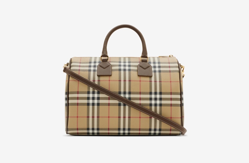 Túi Burberry Medium Check Bowling Bag 'Military' 80998131 - Ảnh 4