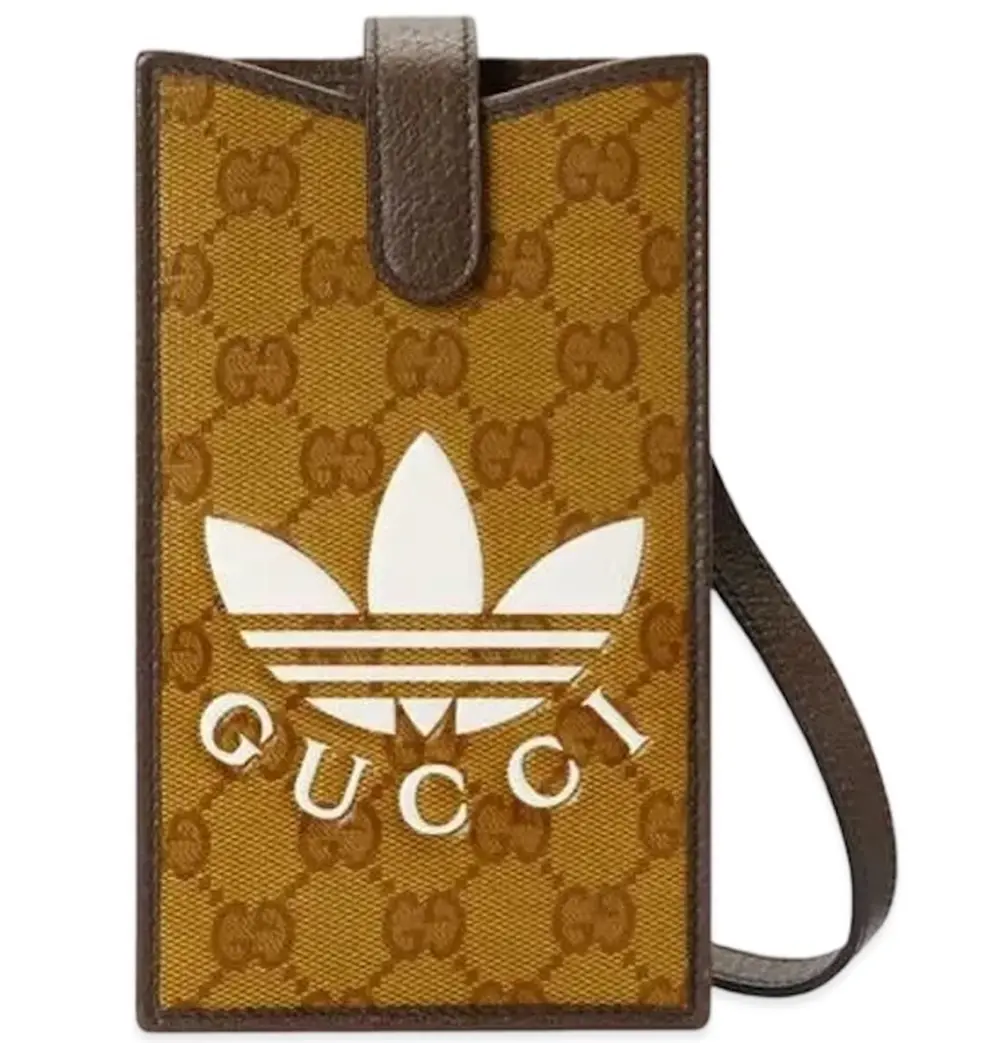 Túi Gucci x Adidas Smartphone Case 'Brown'702203-UVSAT-7267