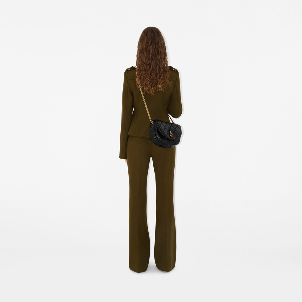 Túi Burberry Quilted Rocking Horse Bag 'Black' 81046281 - Ảnh 3