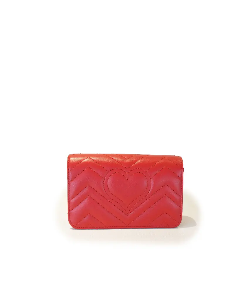 Túi Gucci GG Marmont Mini Bag 'Red' 488426-DTDCT-6433 - Ảnh 3