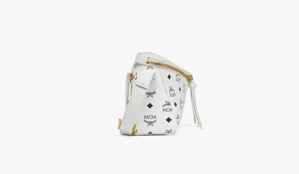 Túi MCM Diamant 3D Shoulder Bag 'White' MWSEAAK04WT001 - Ảnh 4