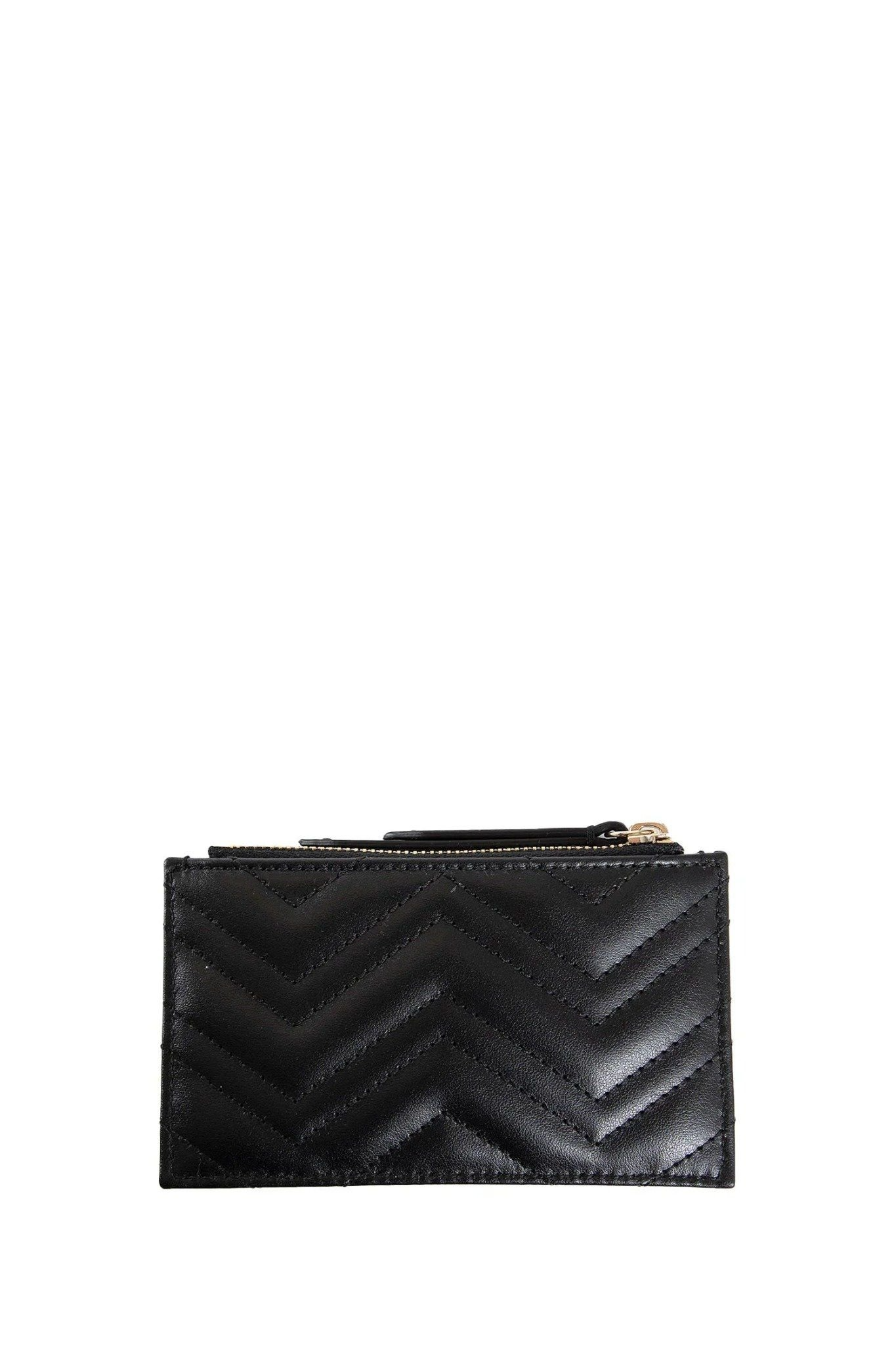 Alternative view of Ví Gucci GG Marmont Zip Key Case 'Black' 813353-DTDHD-1000