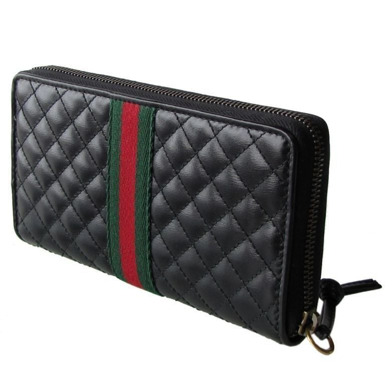 Ví Gucci Leather Double G Wallet 'Black' 536450-0YKBT-1060 - Ảnh 4
