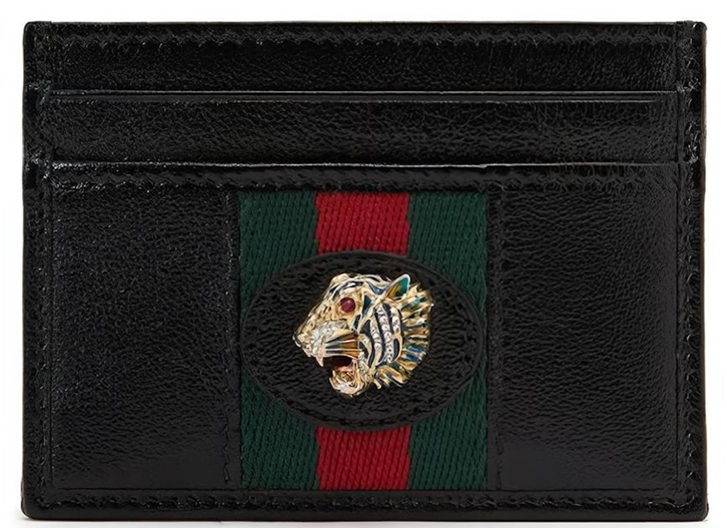 Ví Gucci Rajah Leather Card Holder 'Black' 573796-0OLHX-8389