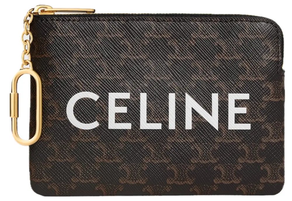 Ví Nữ Celine Coin Purse Cuir Triomphe 'Black' 10C662CA2-38NO