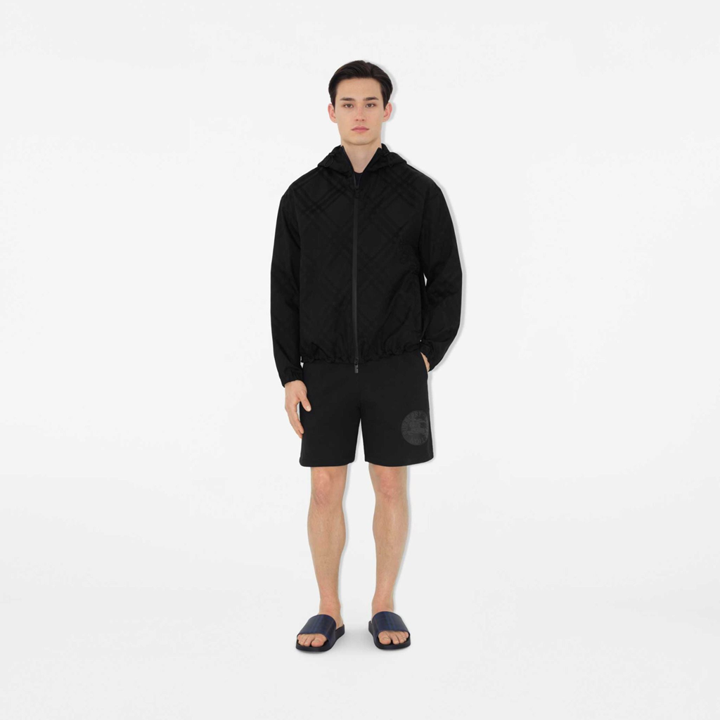 Dép Burberry Check Slides 'Midnight' 81075151 - Ảnh 3