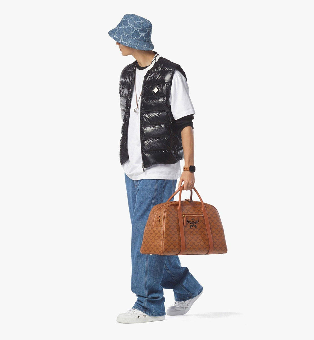 Túi MCM Ottomar Sports Bag 'Cognac' MMGEATT01CO001 - Ảnh 3