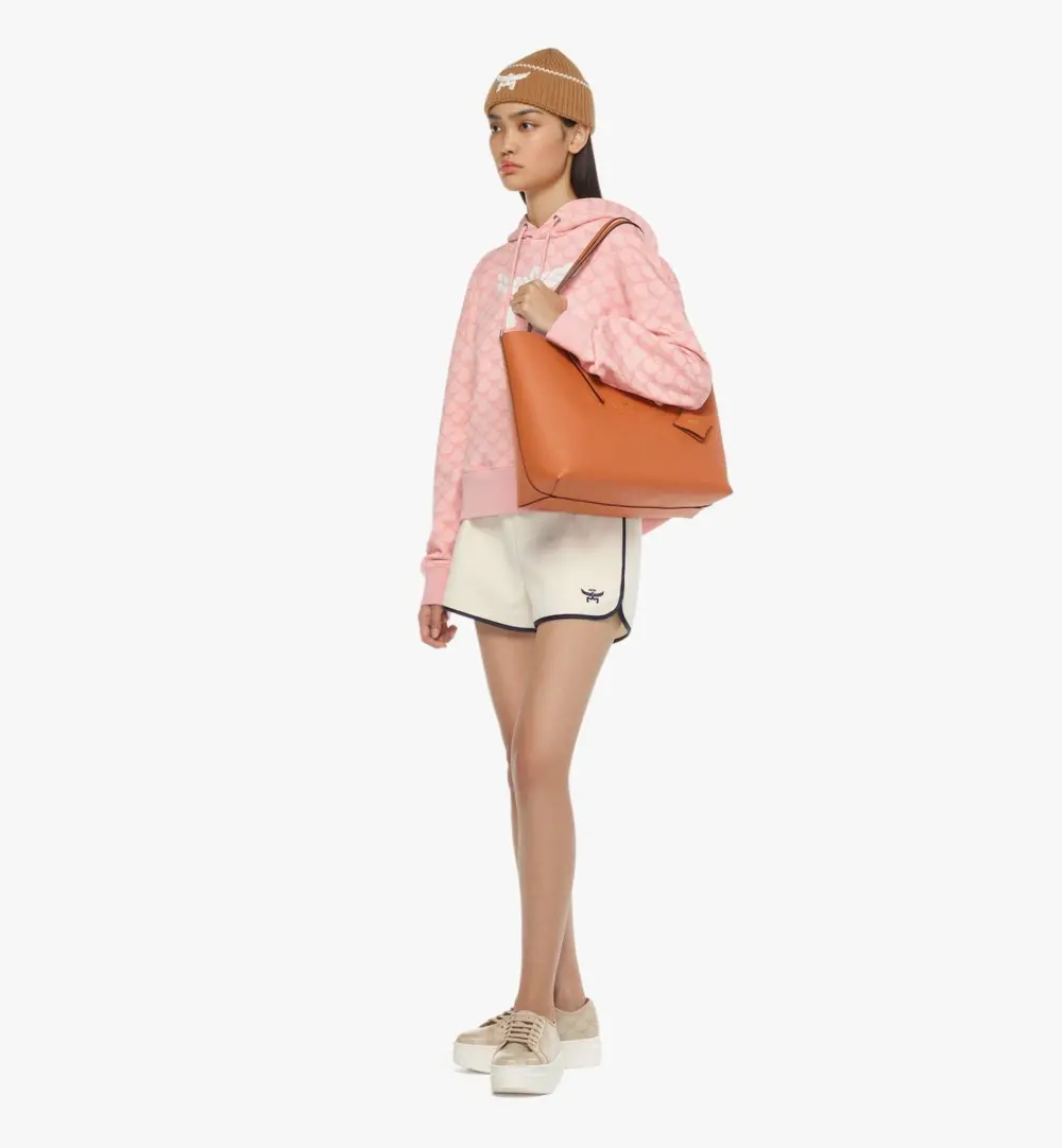 Túi MCM Himmel Shopper 'Cognac' MWPESAC06CO001 - Ảnh 4