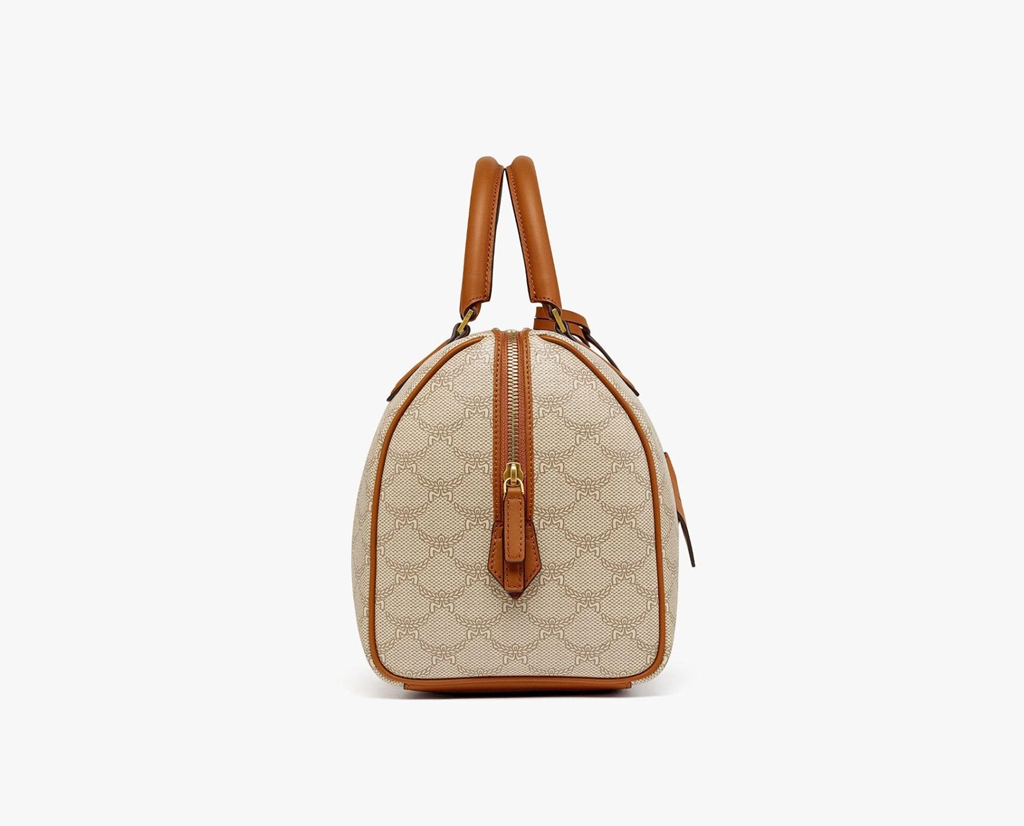 Túi MCM Ella Boston Bag 'Beige' MWBESEA07I9001 - Ảnh 5