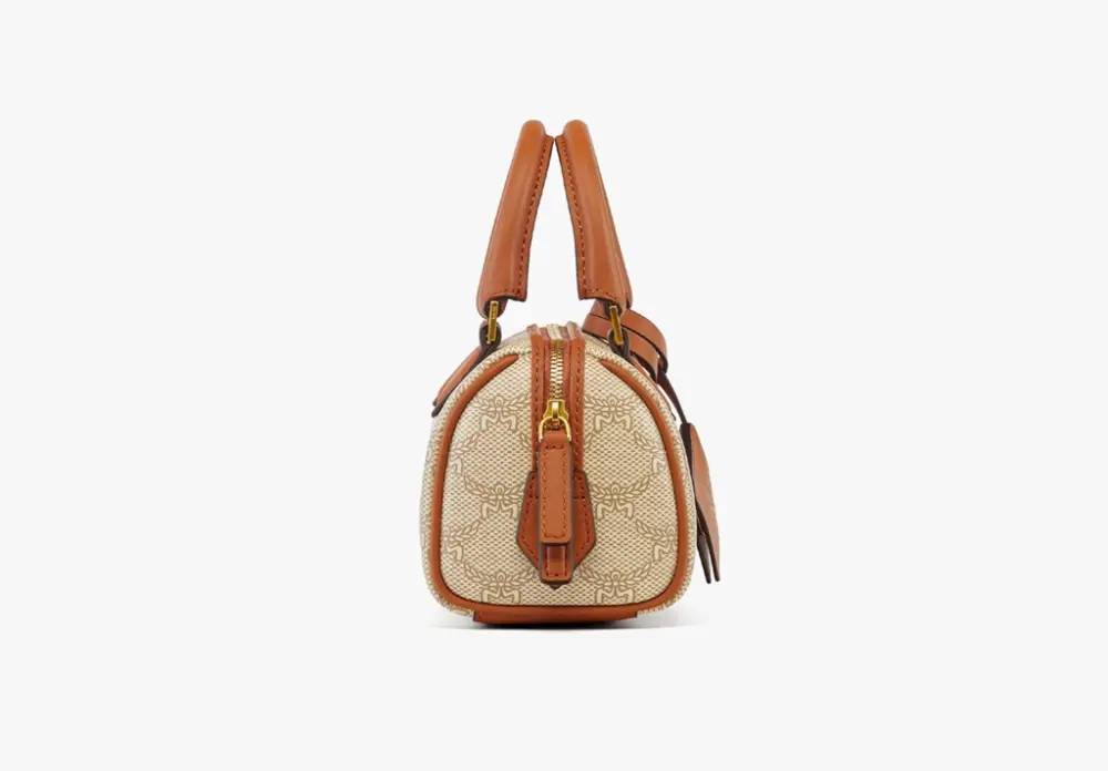Túi MCM Ella Boston Bag 'Beige' MWBESEA09I9001 - Ảnh 4