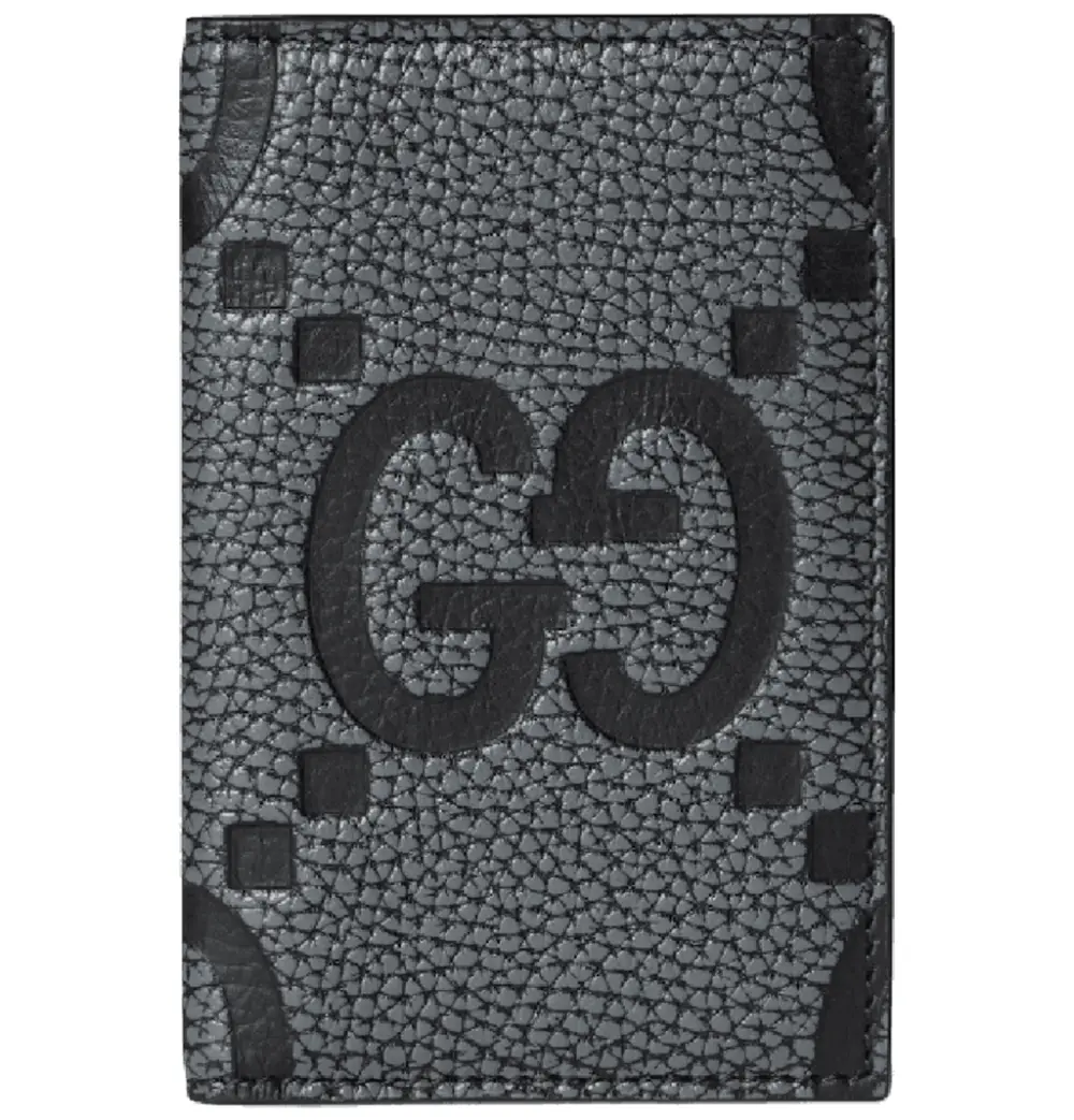 Ví ‎Gucci Maxi GG Card Case 'Grey' 739478-AAECE-1046