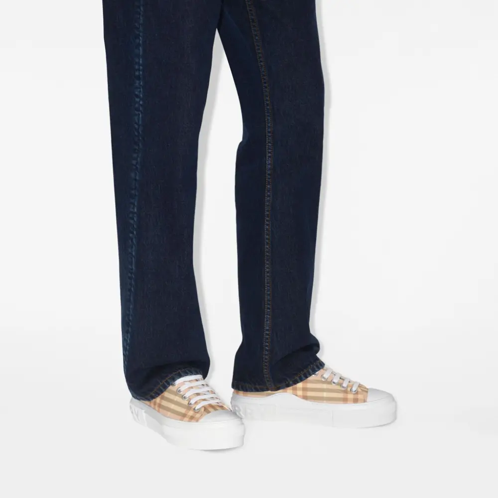 Alternative view of Giày Burberry Check Sneakers 'Teacup' 81075071