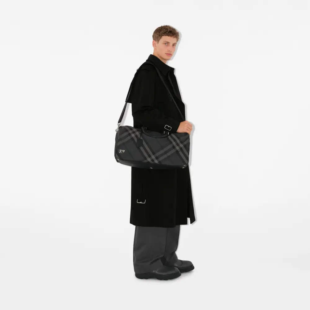 Túi Burberry Grid Duffle Bag 'Charcoal' 80973491 - Ảnh 3