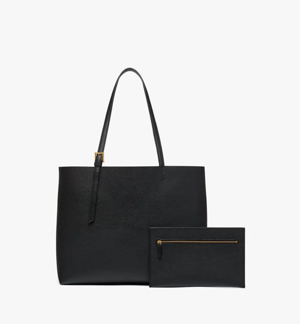Túi MCM Himmel Shopper 'Black' MWPESAC06BK001 - Ảnh 4