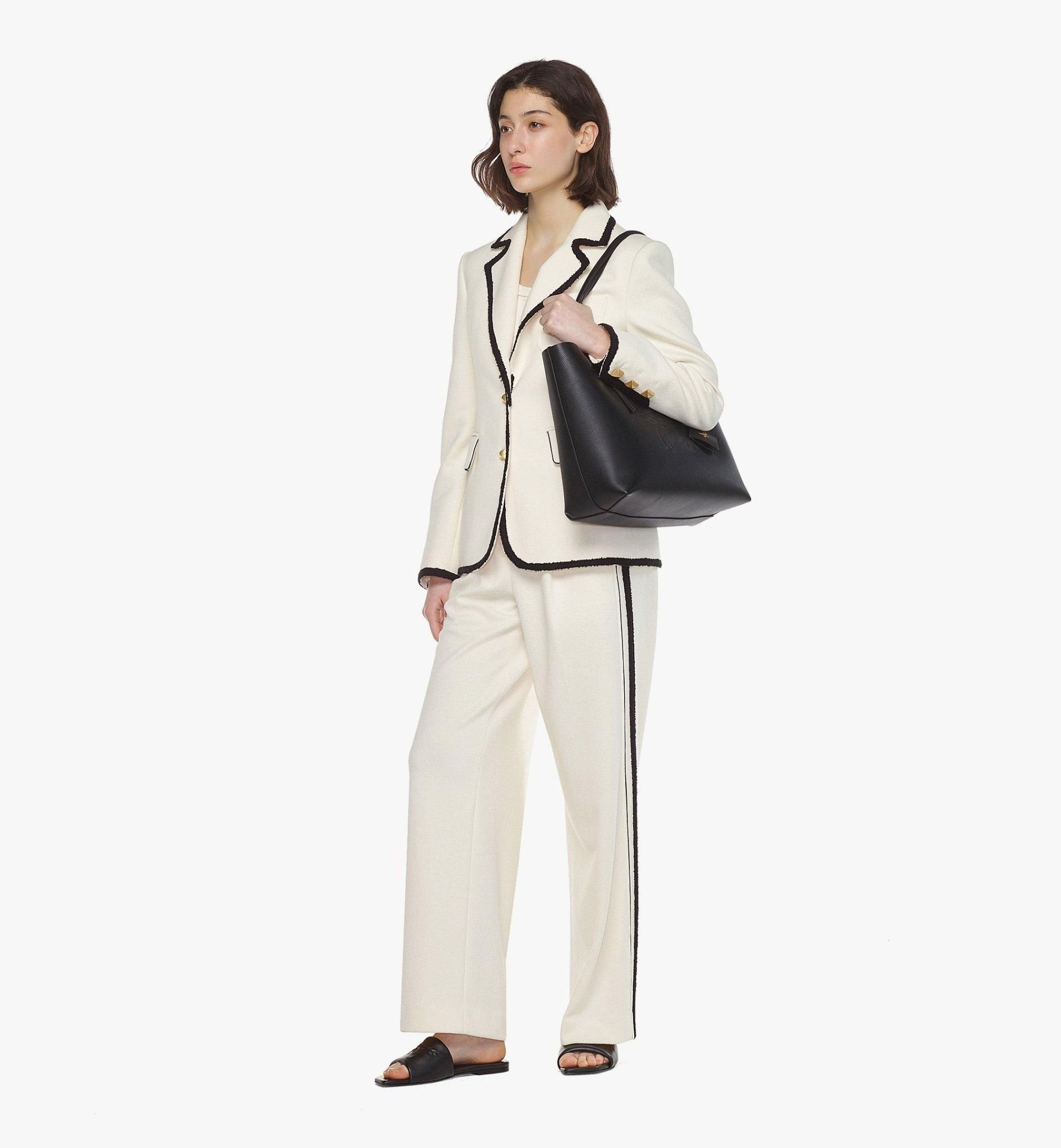 Túi MCM Himmel Shopper 'Black' MWPESAC06BK001 - Ảnh 6