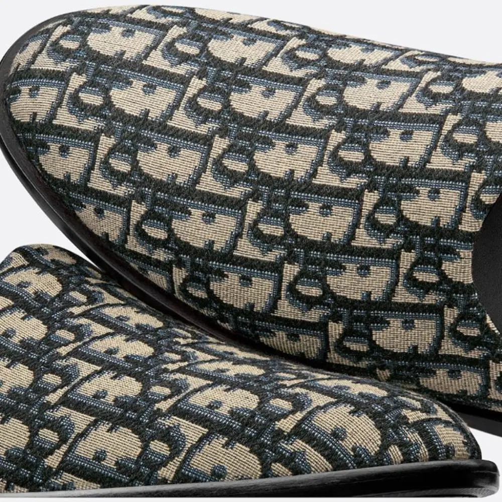 Dép Dior Indior Mule 'Black Grey' 3SA097ZJU-H961 - Ảnh 2
