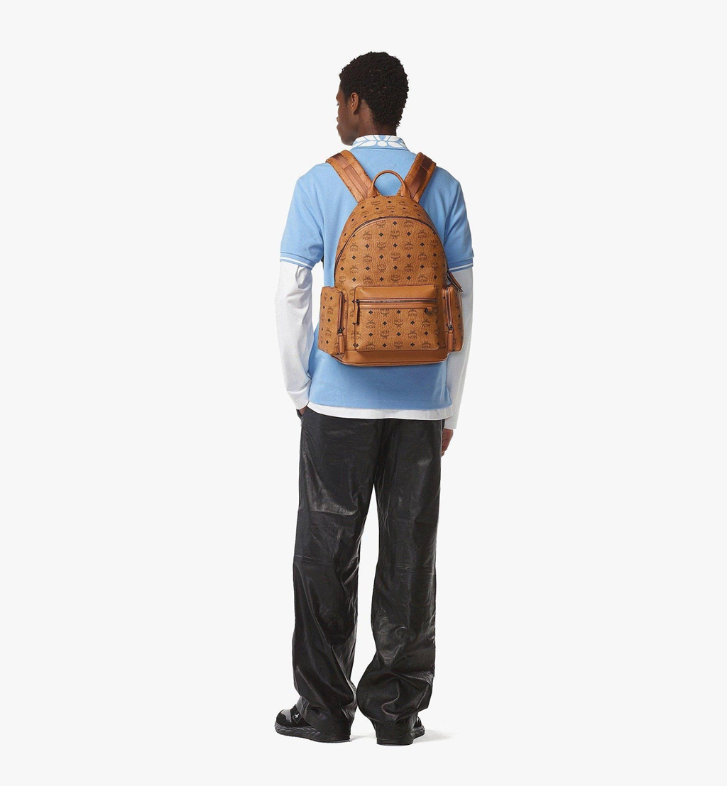 Alternative view of Balo MCM Stark Backpack 'Cognac' MMKFSVE05CO001