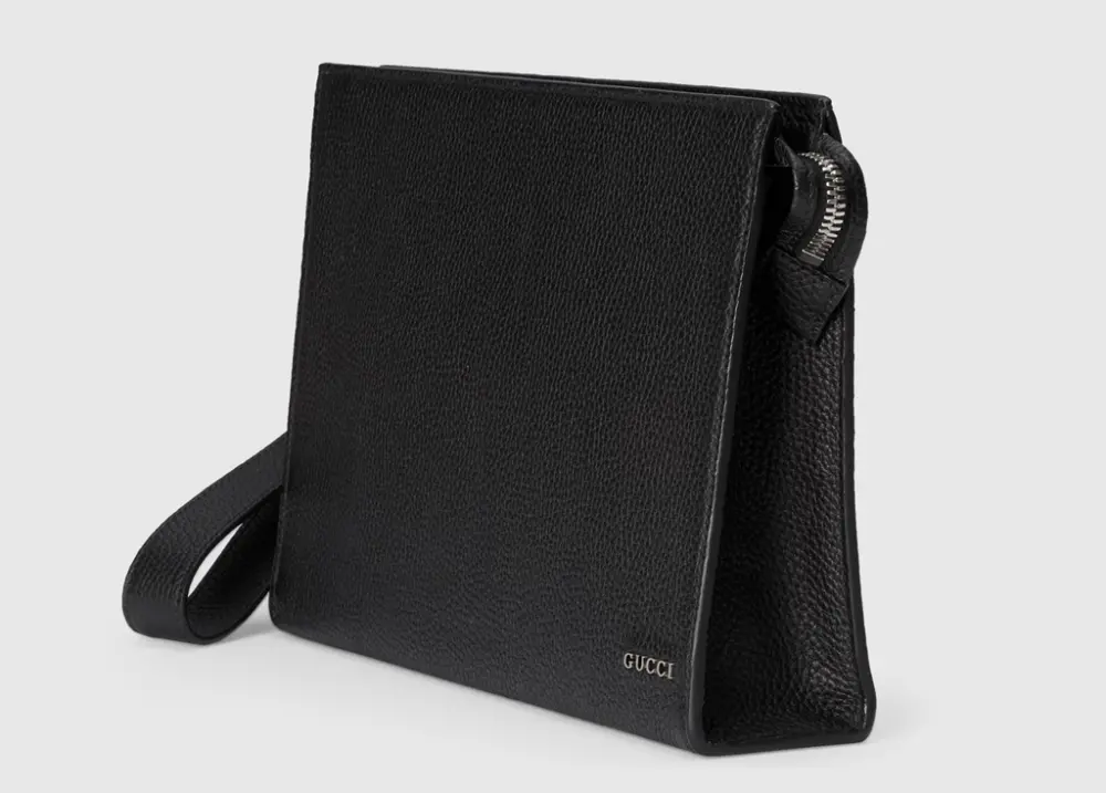Túi Nam Gucci Pouch 'Black' 771155-AABXM-1000 - Ảnh 3